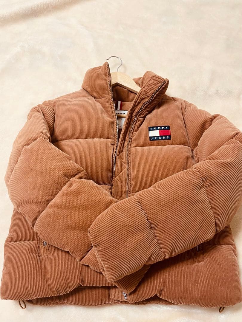  JEANS レディースコーデュロイ 中綿ジャケット XS ベージュ系