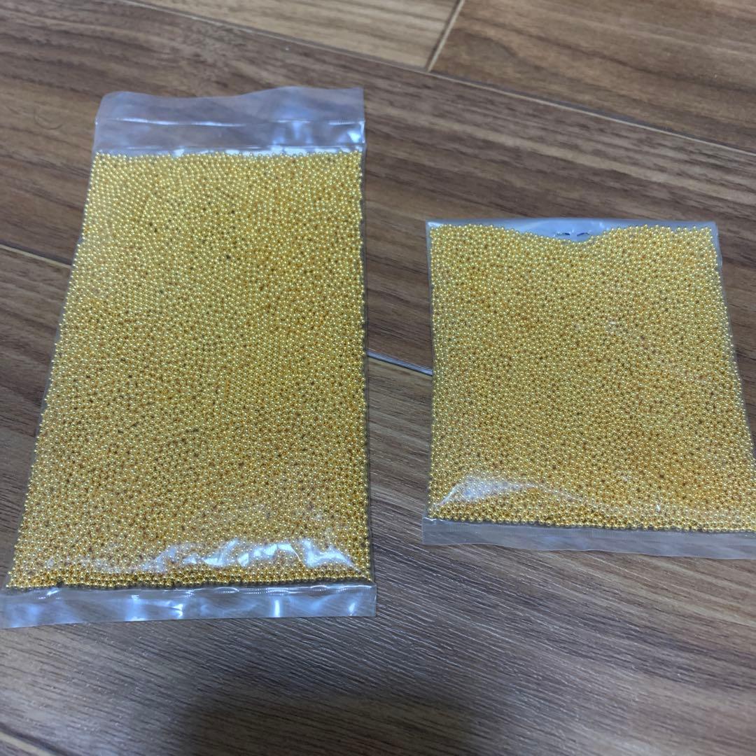 金粒 (シールなし) 7,000粒✖️2袋1.5mm 耳つぼ ダイエット 健康
