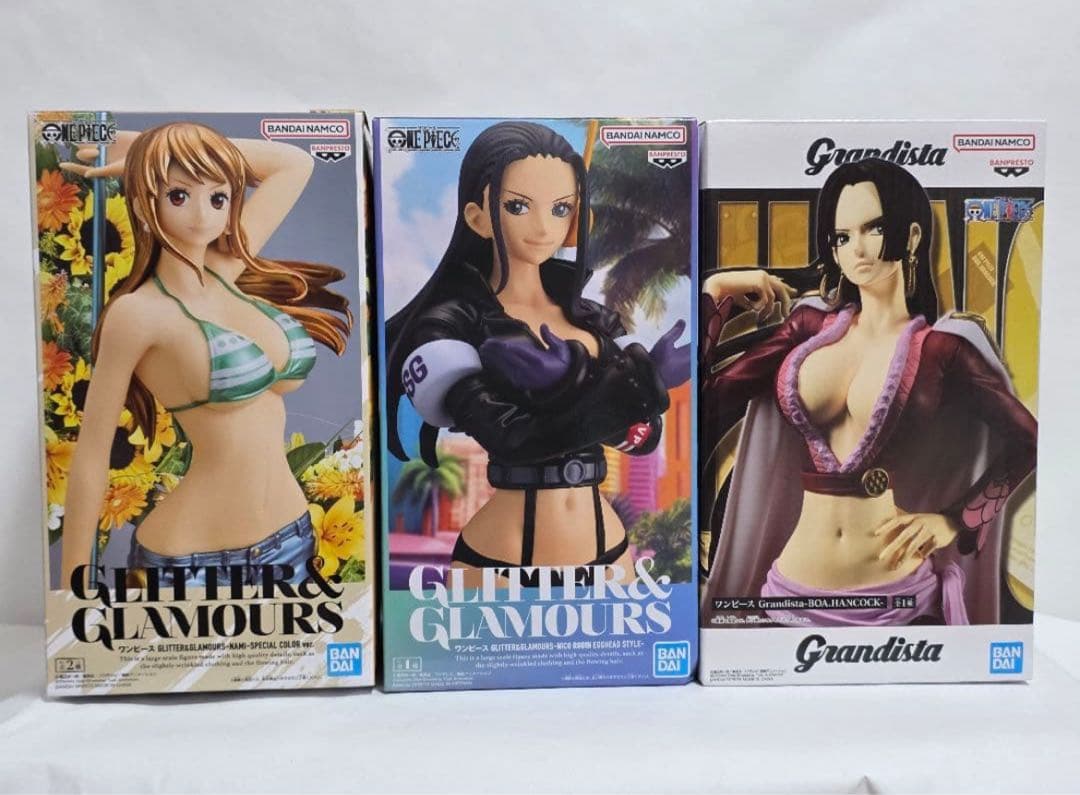 ワンピース フィギュアセット ナミ ロビン ハンコック - メルカリ