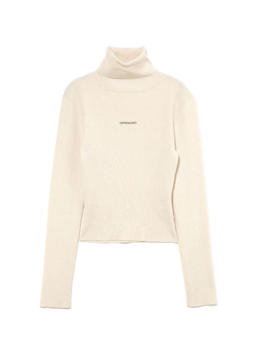 トップス Mary turtle knit tops ivory