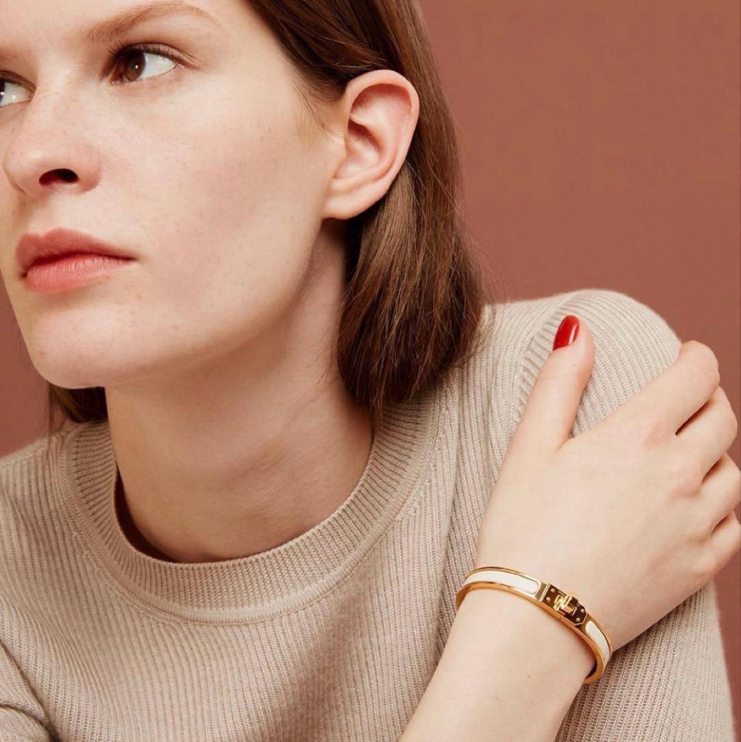 新品 エルメス HERMES エナメルブレスレット 《ミニ・クリック・ケリー