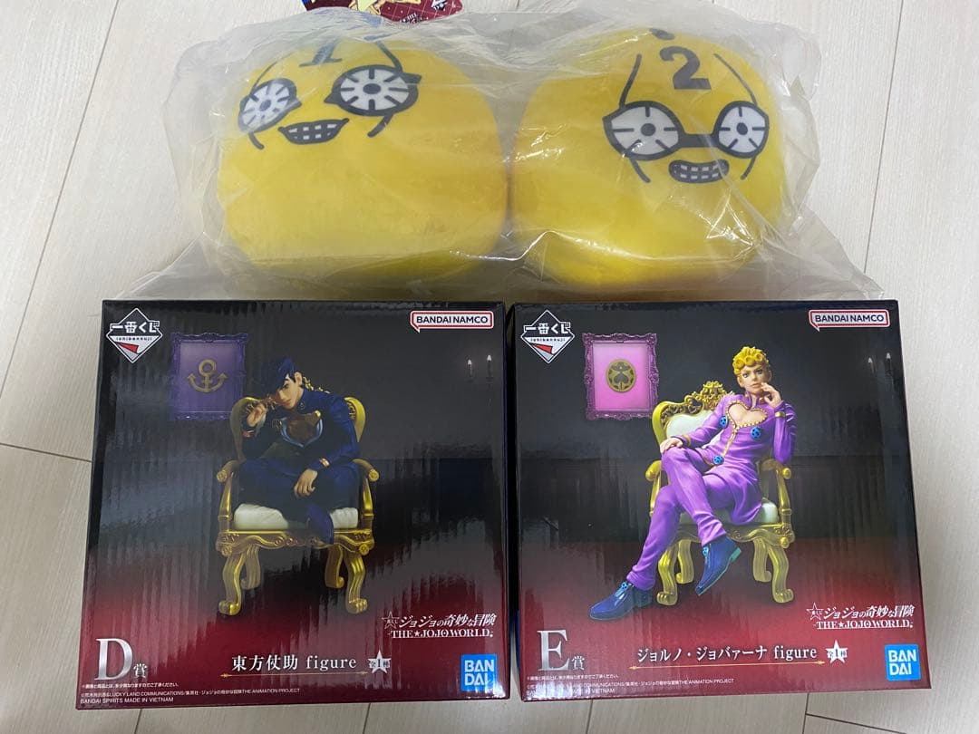 一番くじ ジョジョの奇妙な冒険 THE JOJOWORLD D賞、E賞、G賞