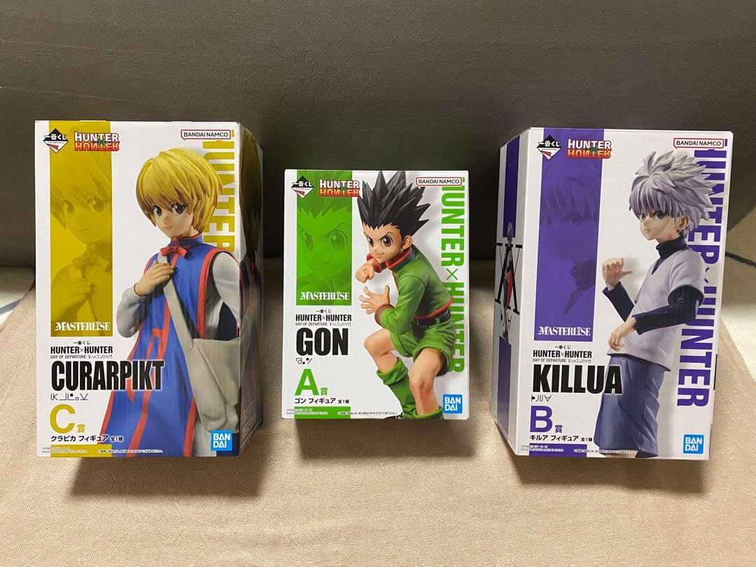 HUNTER×HUNTER 一番くじ　ゴン　キルア　クラピカ　フィギュア　セット HUNTER×HUNTER 一番くじ ゴン キルア クラピカ フィギュア セット