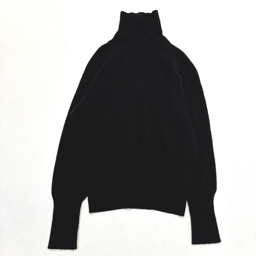 美品/24AW】スピックアンドスパン ウールカシミヤ タートルネックプル