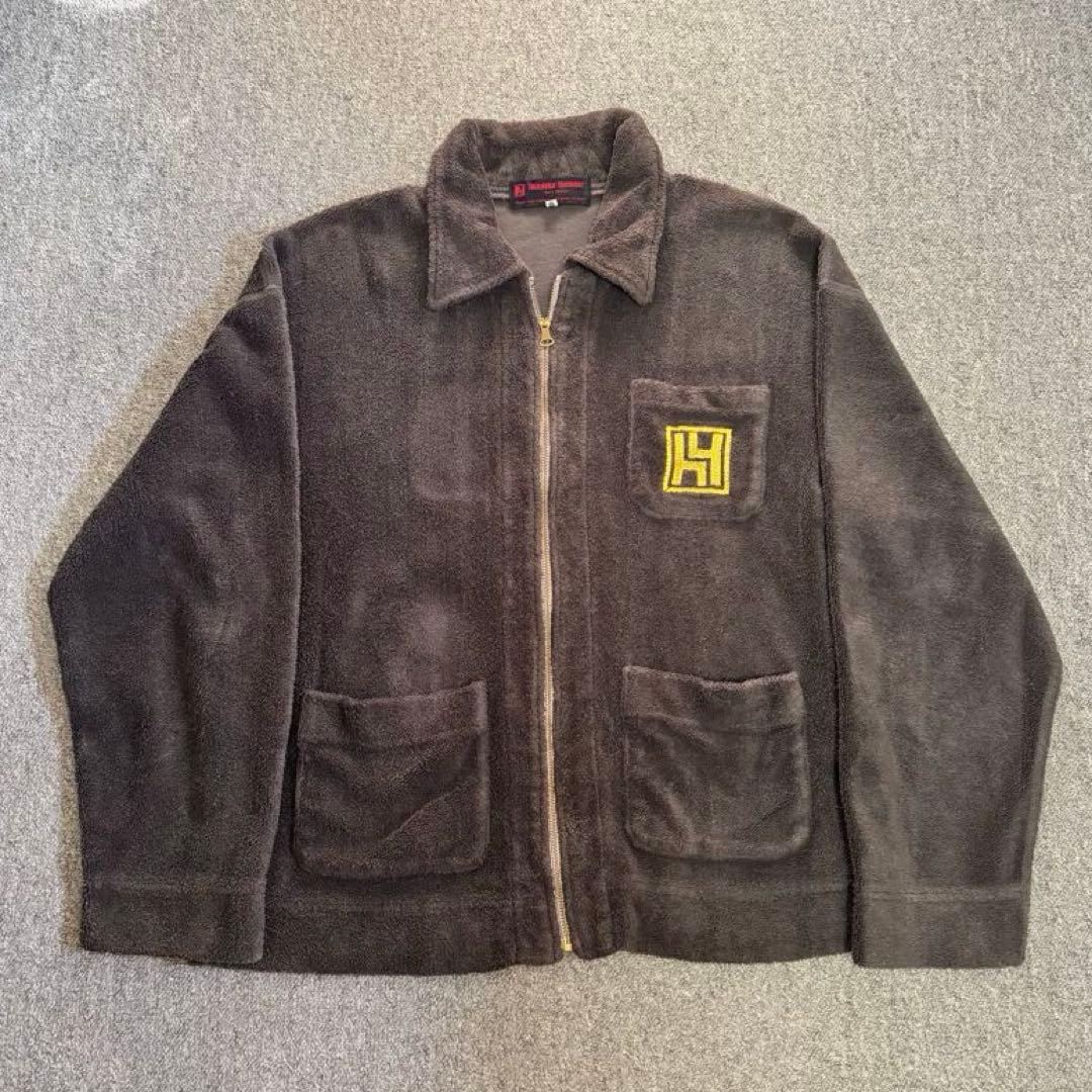 Yamane evisu ボア　フリース　ダークブラウン ジャケット 40 EVISU Yamane evisu ボア フリース ダークブラウン ジャケット 40