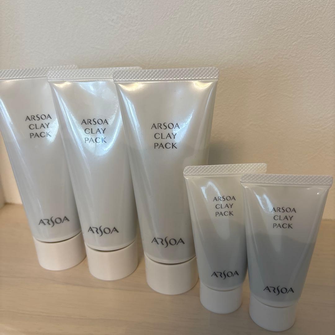 ARSOA クレイパック 100g×3個 おまけつき アルソア クレイパック 100g ARSOA 新品未開封 毛穴やくすみケアに敏感