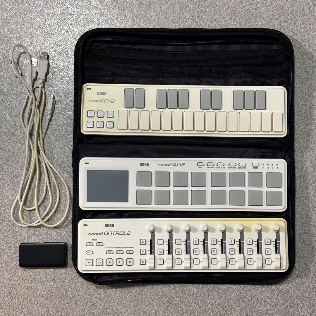 KORG nanoKEY2 nanoPAD2 nanoKONTROL2 ケース付