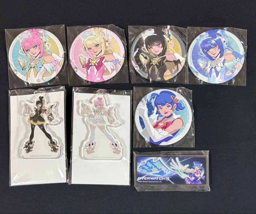 オーバーウォッチ2 ラッフルくじ缶バッジ アクリルキーホルダー等 ジュノ キリコ どれがほしい？ ハズレなしで激レアグッズが当たる『オーバーウォッチ2