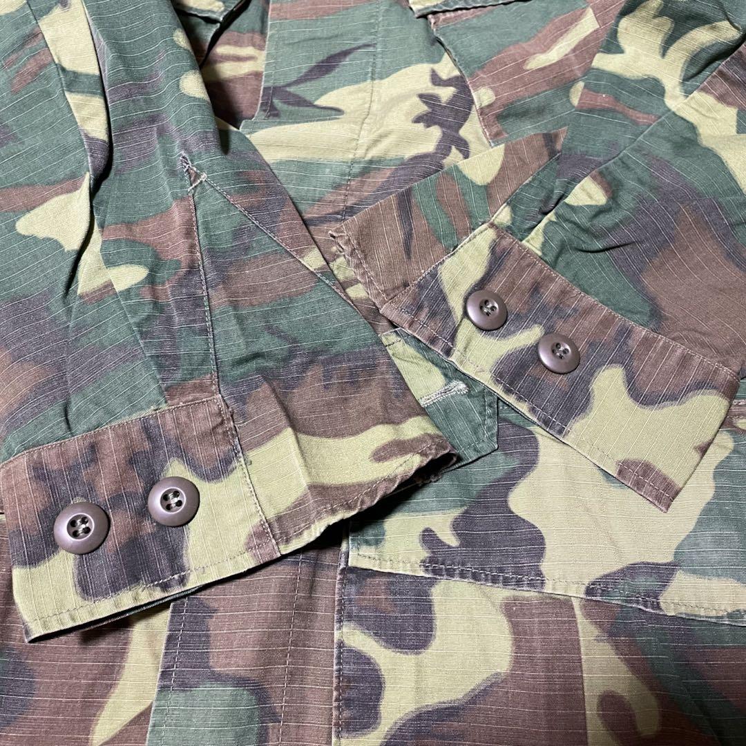 60s 米軍 ERDL迷彩 ジャングルファティーグ グリーンリーフXS-S - メルカリ