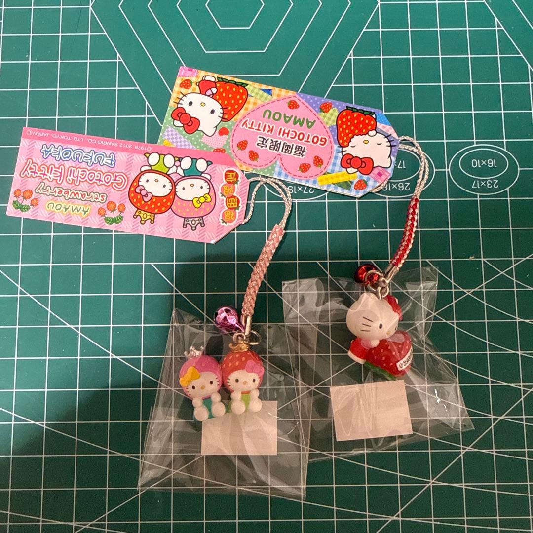 福岡限定 ハローキティ ストロベリーストラップ