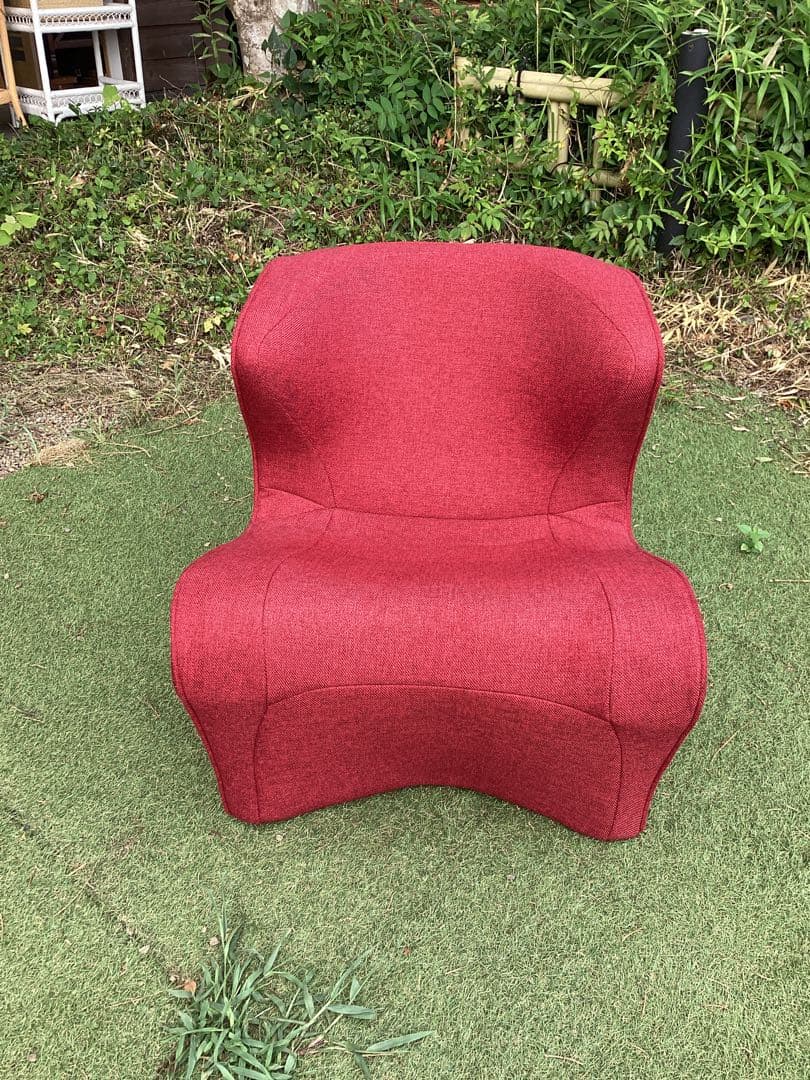 Style ドクターチェア　赤　スツール　低タイプ　ソファ