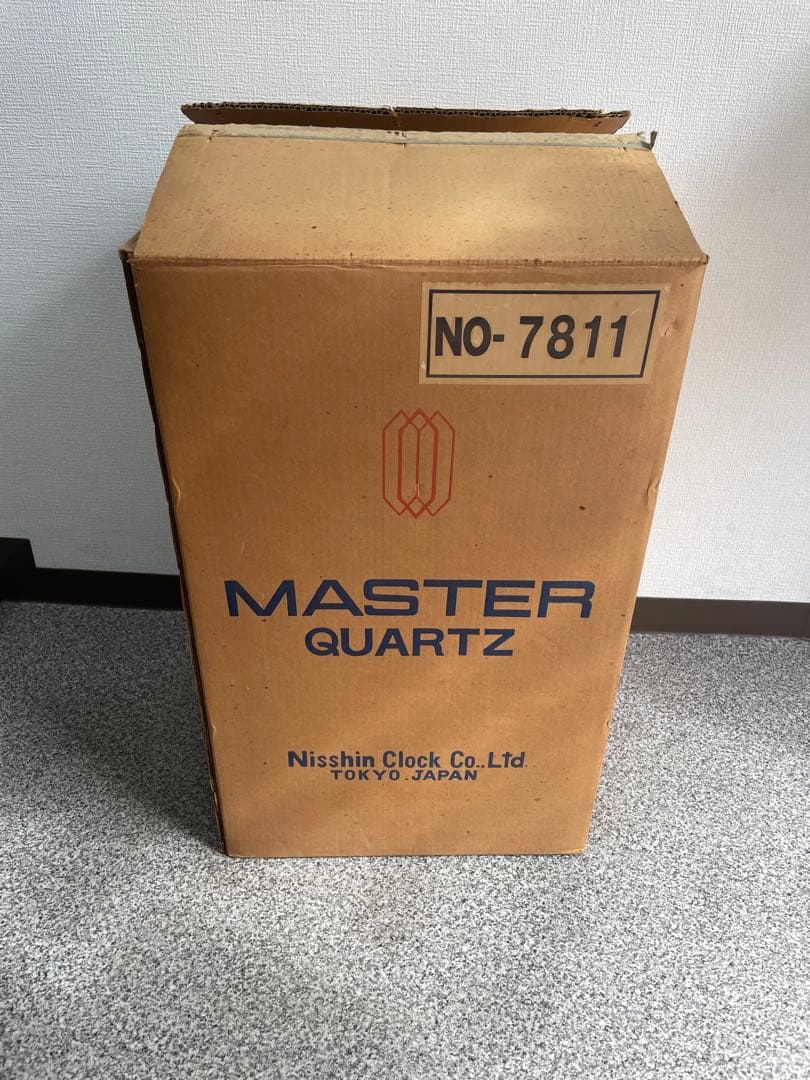 K*u様 日進時計 MASTER QUARTZ マスター クォーツ 置き時計 動