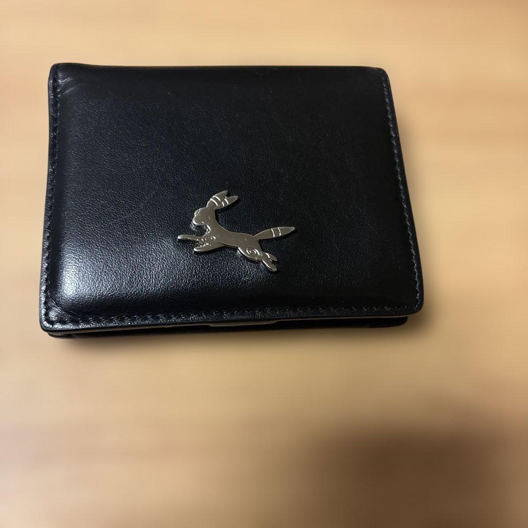 最終値下げ ブラッキー 本革 二つ折り財布 ポケモンセンター限定 正規