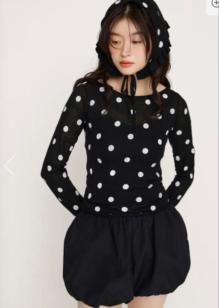 SLY スライ ミチ MICHIXSLY DOTS KNIT トップス - メルカリ