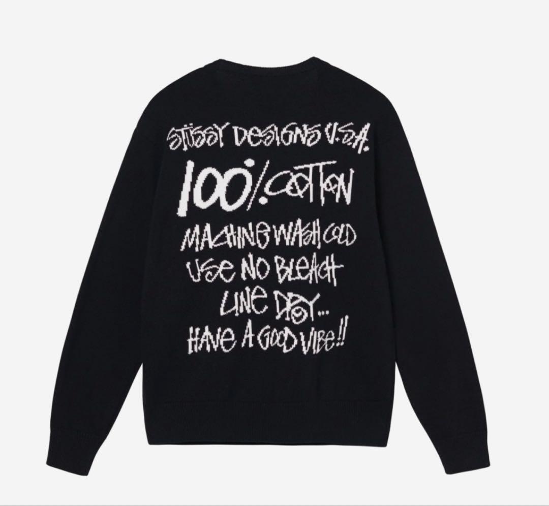 Stussy Care Label Sweater セーター Ｌサイズ
