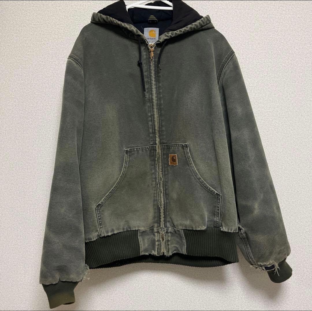じ*ち様 Carhartt フード付きグレージャケット
