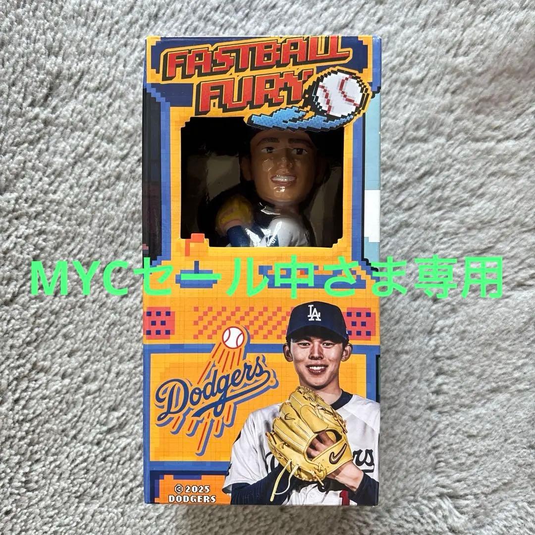 【佐々木朗希】ボブルヘッド　ドジャース　フィギュア 佐々木朗希ボブルヘッド | LAドジャース - FAR-OUT
