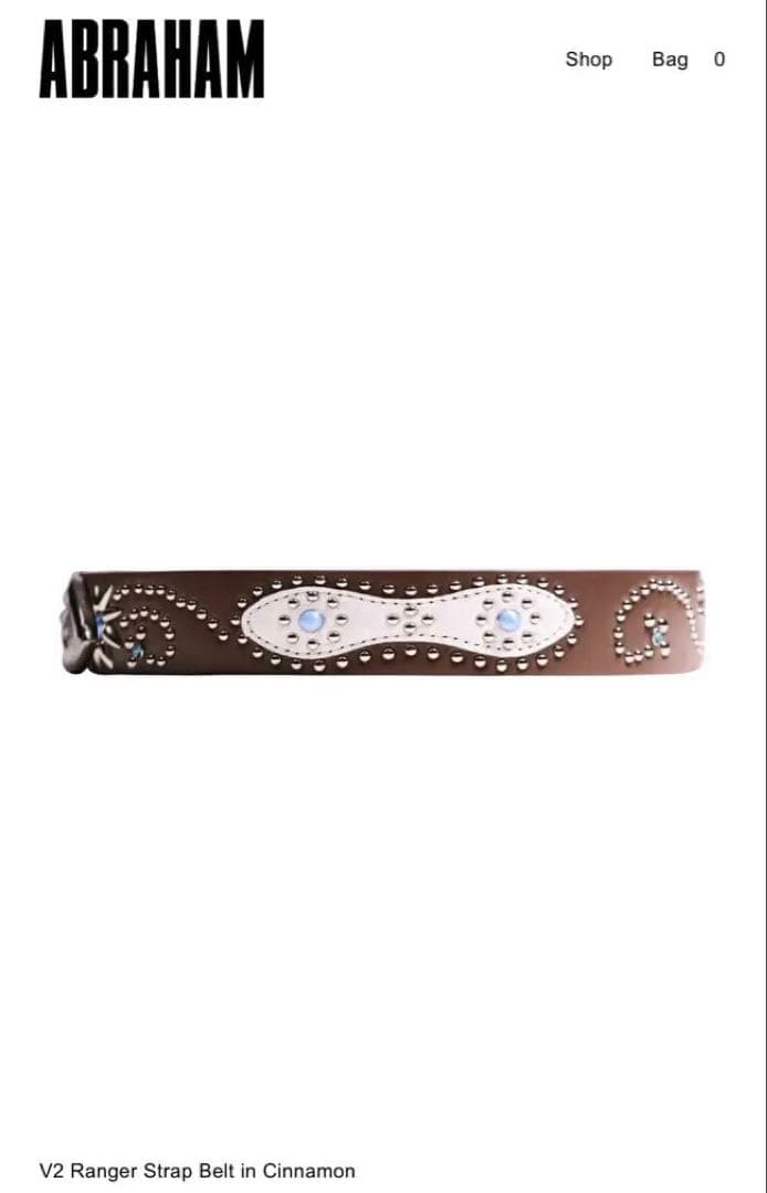 Abraham限定belt 即完品 円堂守 元マッチョ着用 HTC似 - メルカリ