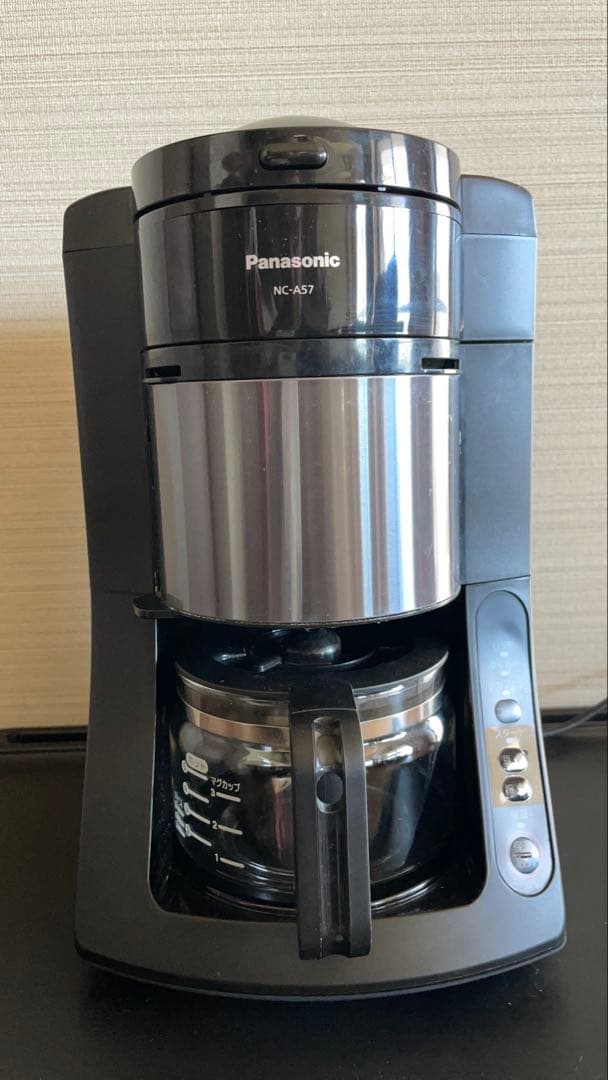 Panasonic全自動コーヒーメーカーNCーA57 2025年1月購入　美品