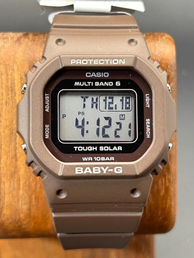 未使用に近い】Baby-G BGD-5650 電波ソーラー ブラウン 薄型モデル