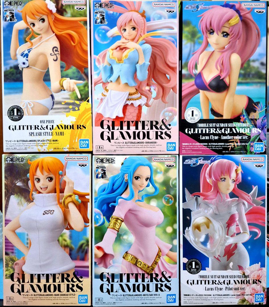 ワンピース GLITTER&GLAMOURS フィギュア&他合わせて6点セット - メルカリ