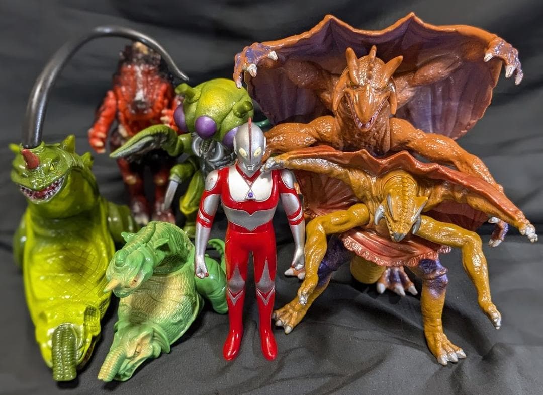 ウルトラマングレート＆登場怪獣（バンダイ）ソフビフィギュア７体セット