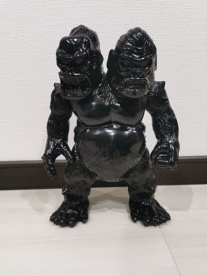 ソフビ Sofubi HxS キングゴリラ獣 黒 30CM