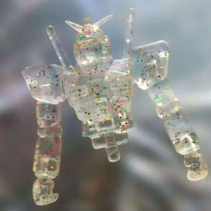 ガンダム　2012 イベント　限定　消しゴム　フィギュア　ラメ　クリア　激レア