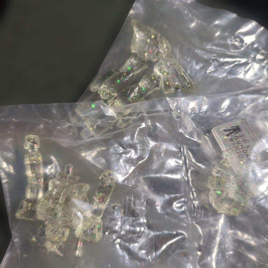 ガンダム GUNDAM 2012 激レア 消しゴム フィギュア ラメ クリア - メルカリ