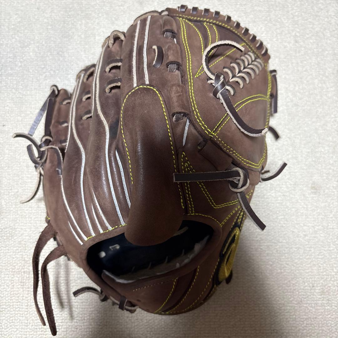 Y*u様 asics ゴールドステージ 硬式グローブ ブラウン 投手用 ヌバック