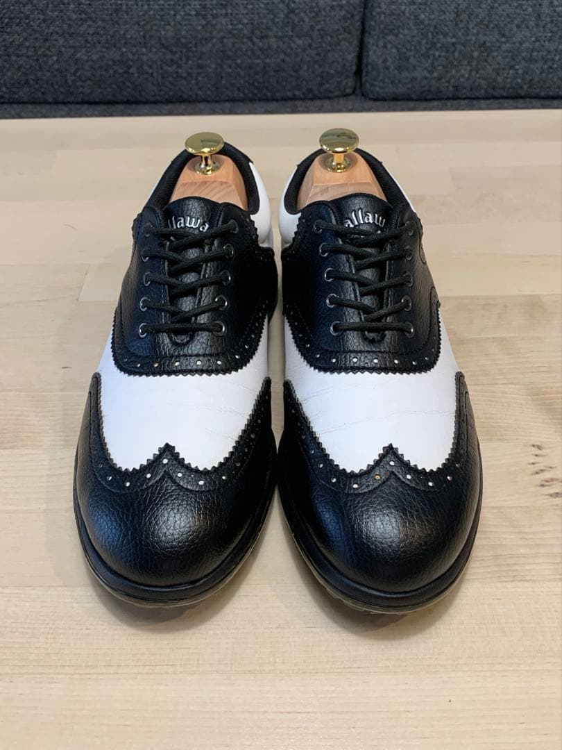 美品 キャロウェイ ゴルフシューズ ウィングチップ 靴 石川遼モデル