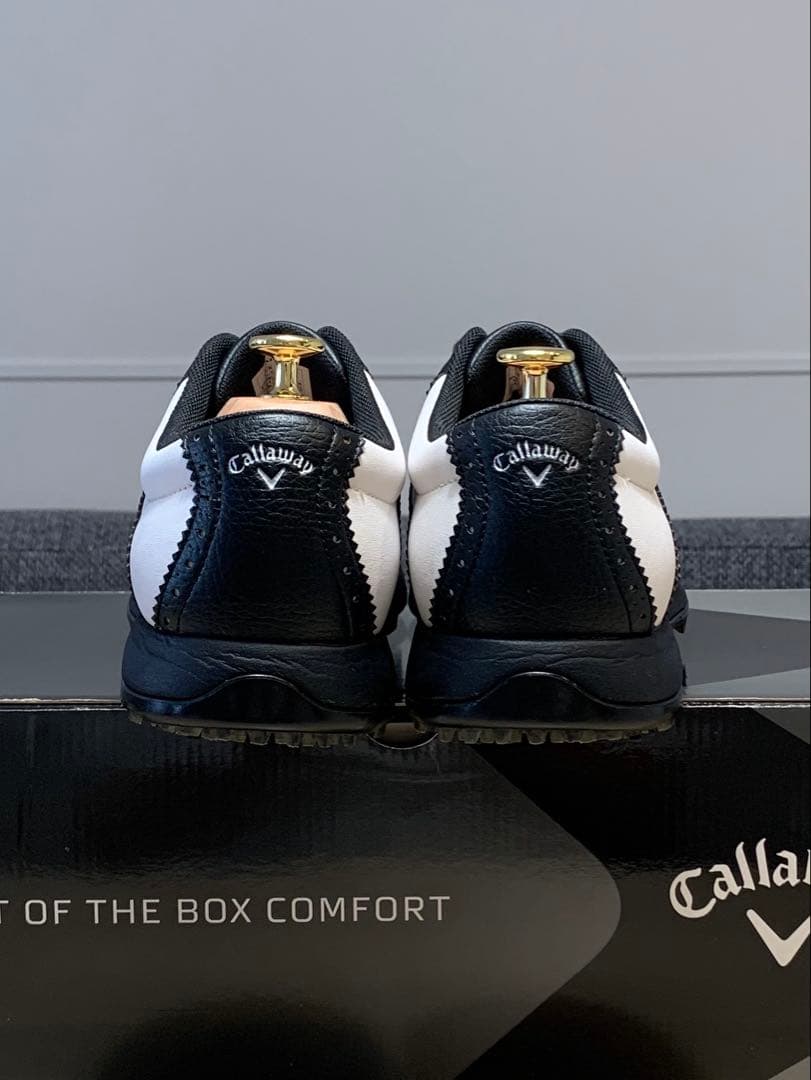 美品 キャロウェイ ゴルフシューズ ウィングチップ 靴 石川遼モデル