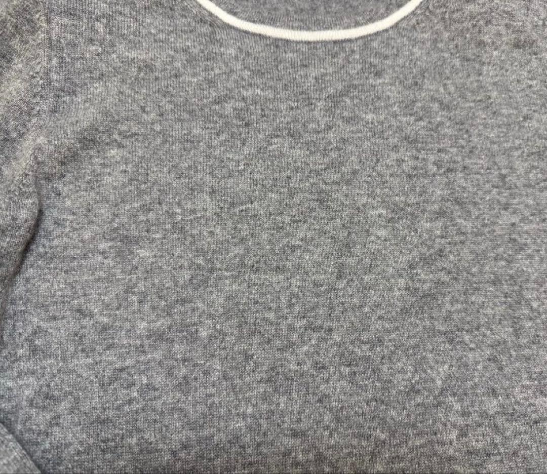 FOXEY カシミヤニット 38 グレー 長袖 - メルカリ