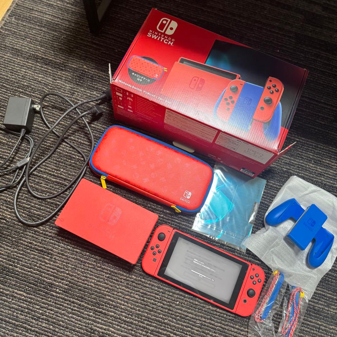 Nintendo Switch マリオレッド×ブルー セット　スイッチ　本体 Amazon.co.jp: Nintendo Switch マリオレッド×ブルー セット : ゲーム