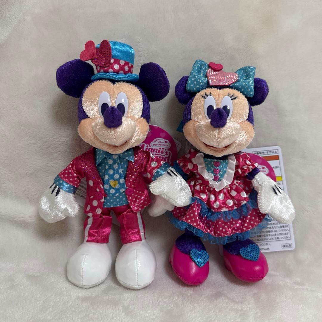 パルパルーザ　ミッキー　ミニー　ぬいぐるみバッジ　新品タグ付き　ディズニー