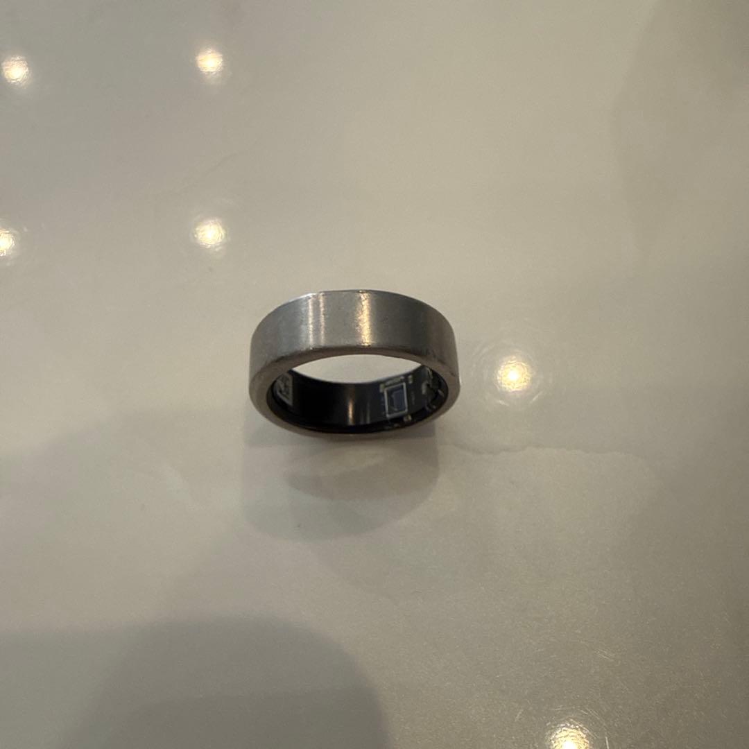 SOXAI RING 1.1 日本製スマートリング(マットシルバー, 18号)