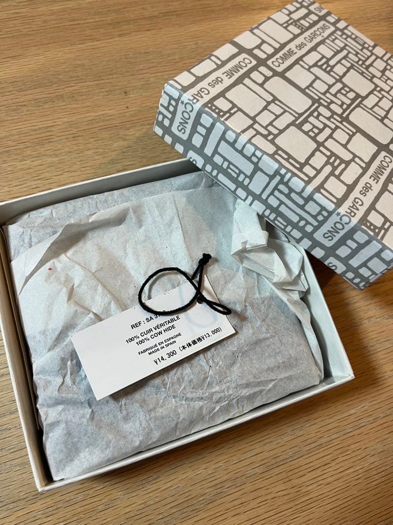 新品 紺 ネイビー ギャルソン ウォレット 財布garcons wallet