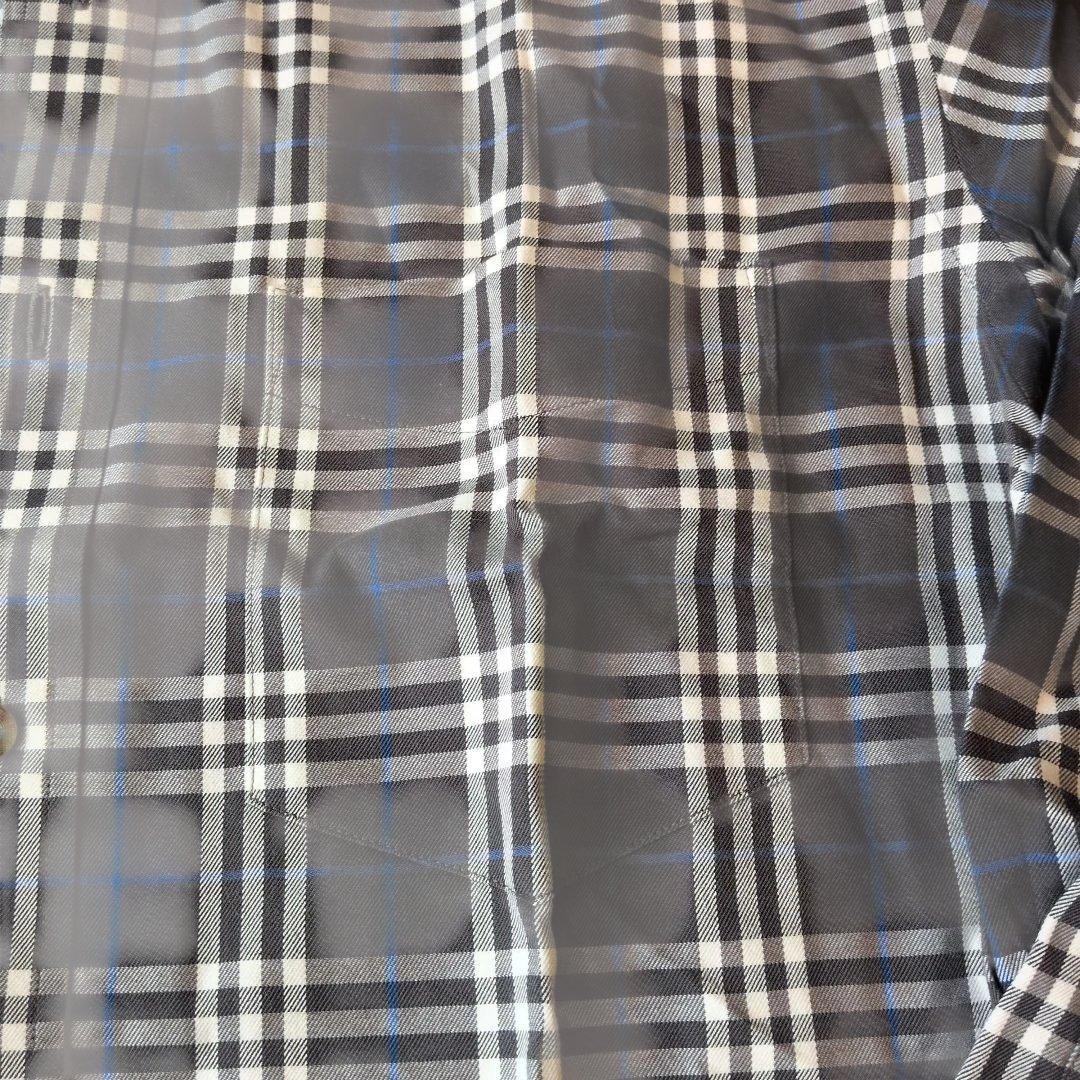 BURBERRY チェック柄 長袖シャツ M バーバリー - メルカリ
