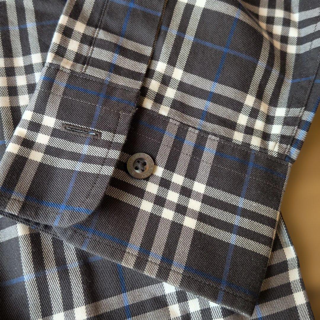 BURBERRY チェック柄 長袖シャツ M バーバリー - メルカリ