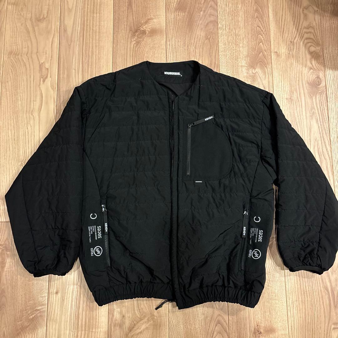 NEIGHBORHOOD ブラック キルティングジャケット　M
