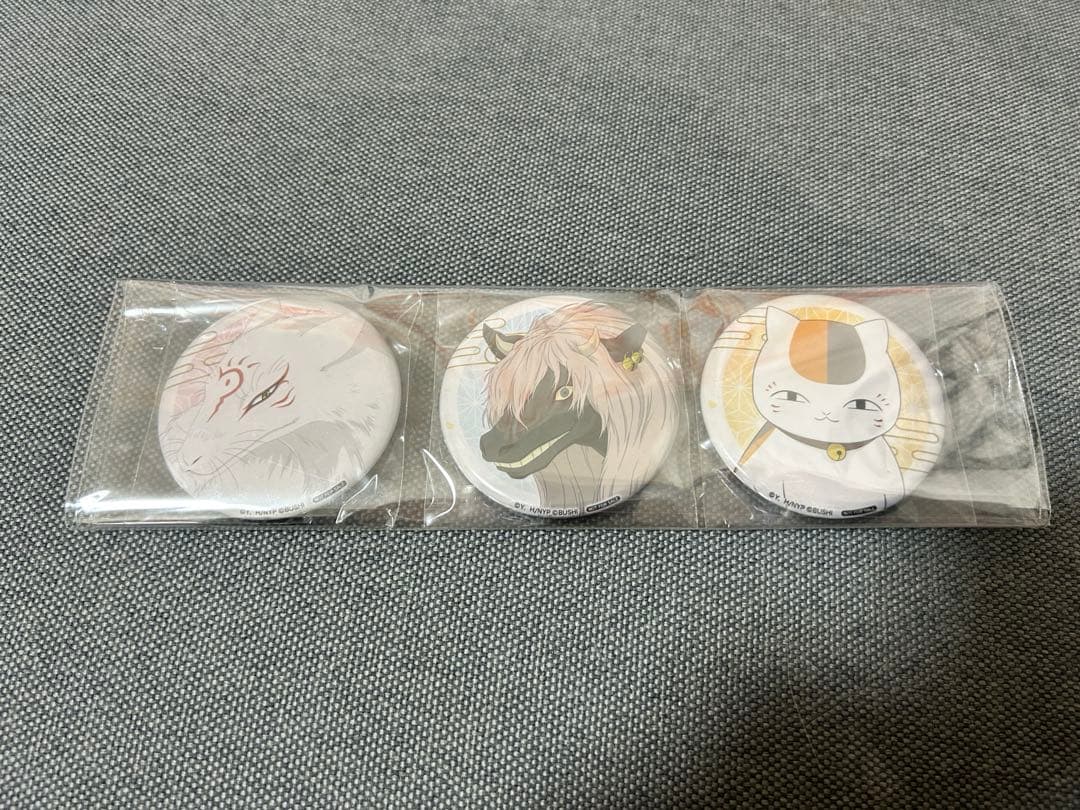 夏目友人帳 Switch ゲーム 特典 缶バッジ ニャンコ先生 斑 美鈴