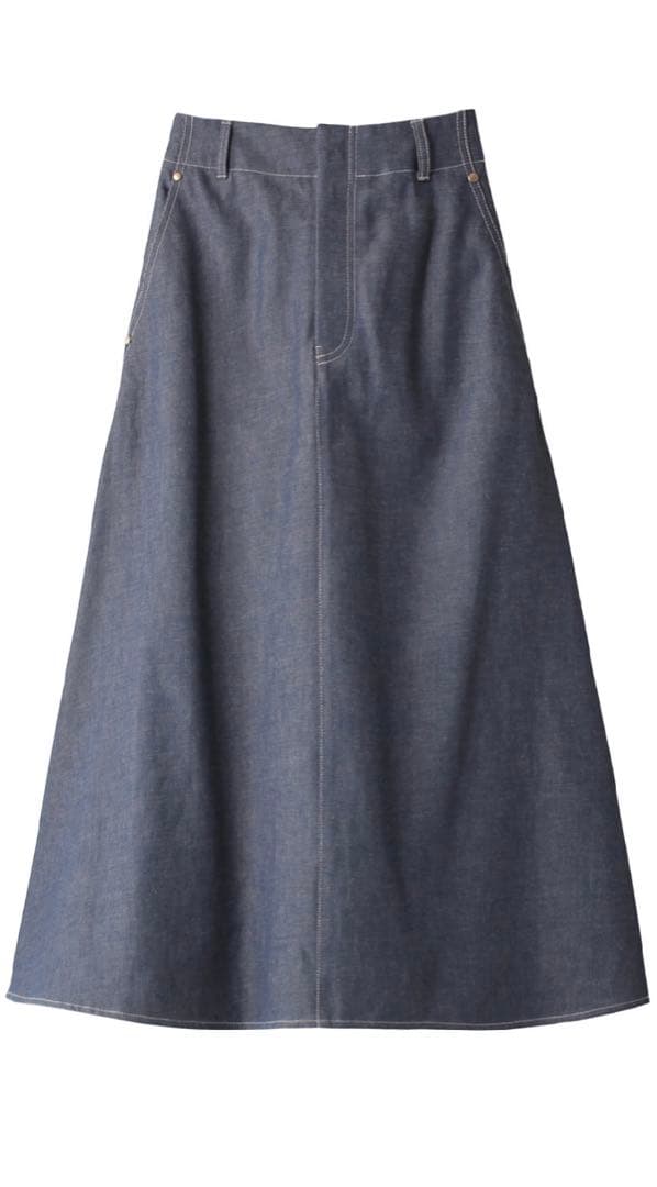 ebure リアクティブデニム トラペーズスカート 2026年最新】リアクティブデニム エブールの人気アイテム - メルカリ