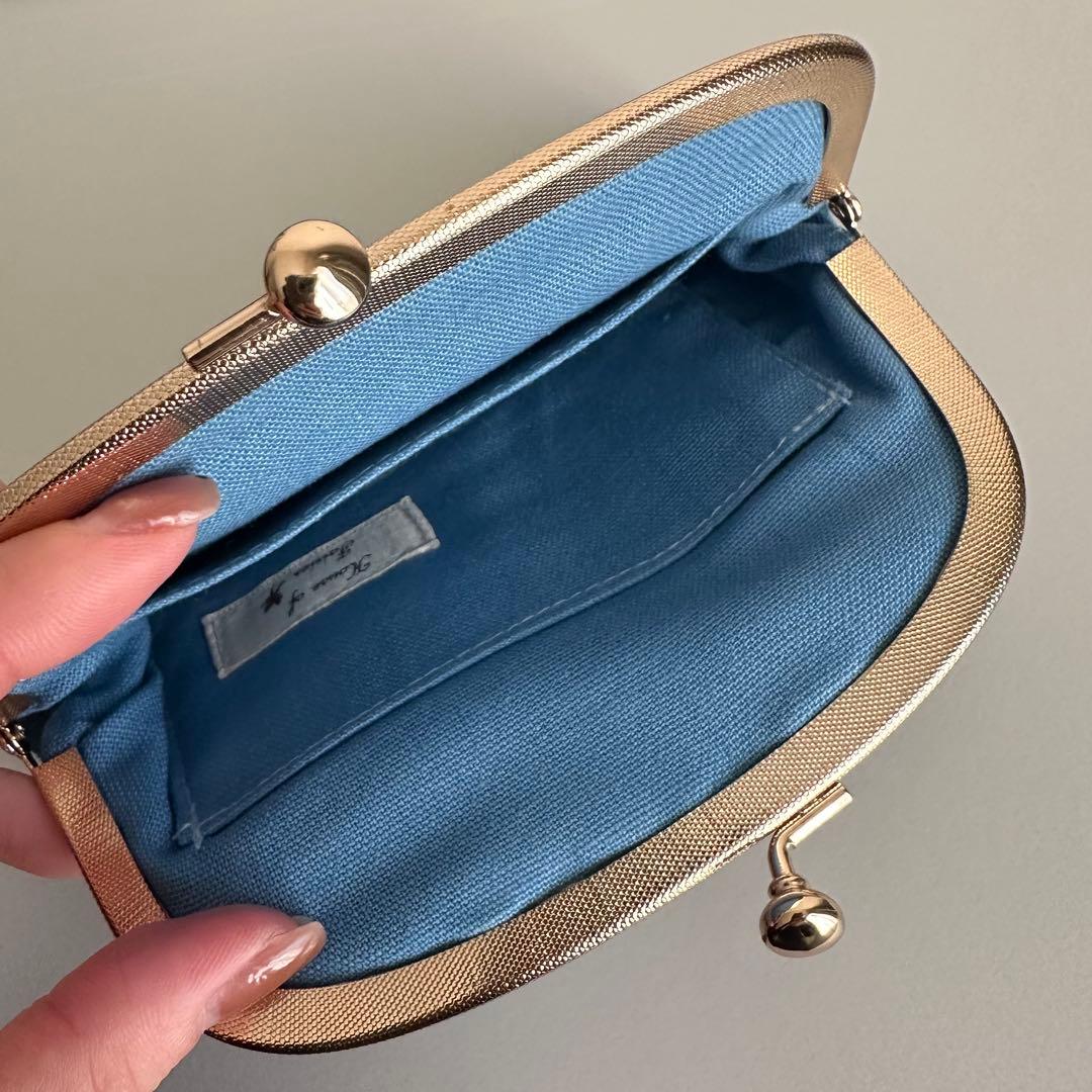 ミナペルホネン ハンドメイド がま口 ポーチ mela - メルカリ