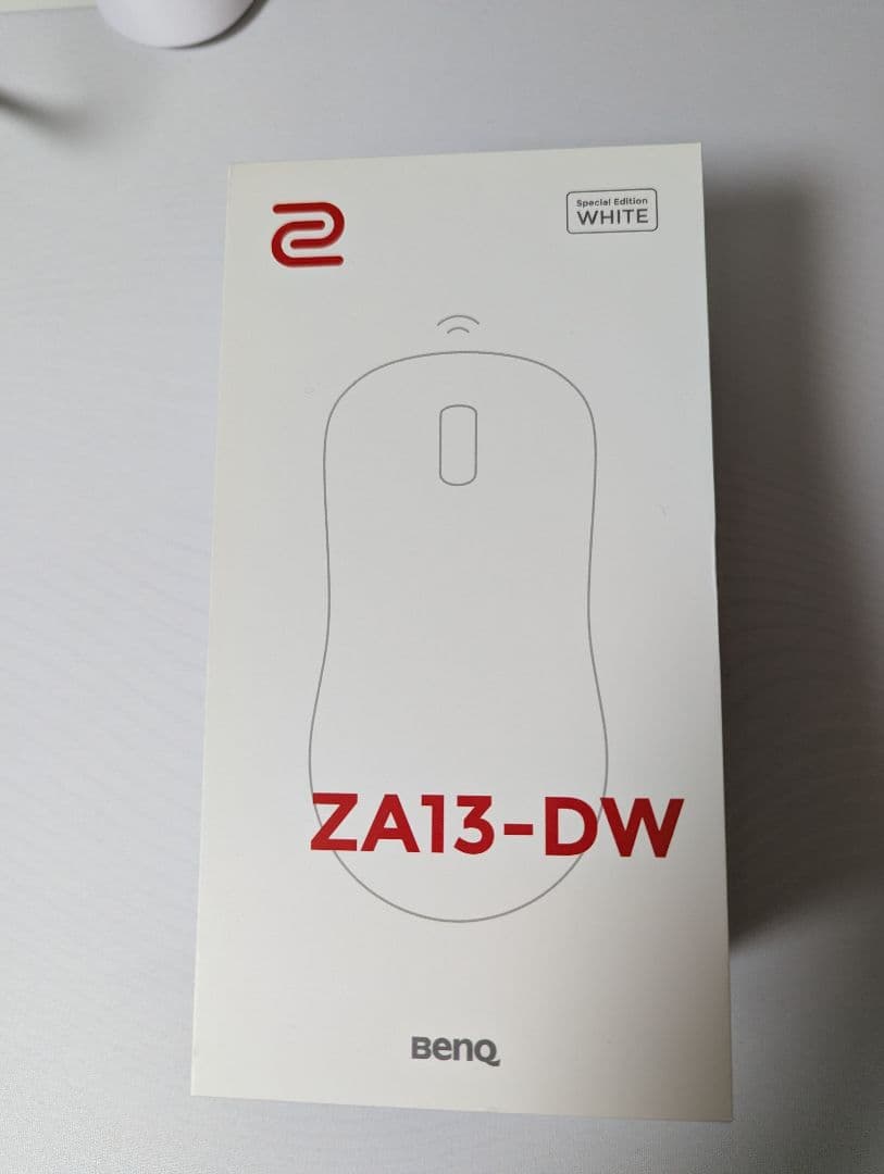【美品】ZA13-DW【ホワイト】 ゲーミングマウス ZOWIE For esports ホワイト ZA13-DW-WH ［光学式