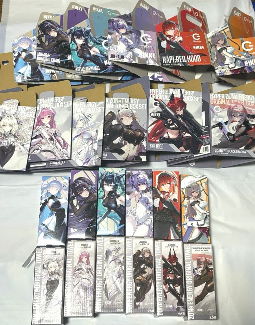 勝利の女神 nikke ニケ ゾーンコラボ　 1・2弾 コンプリートセット