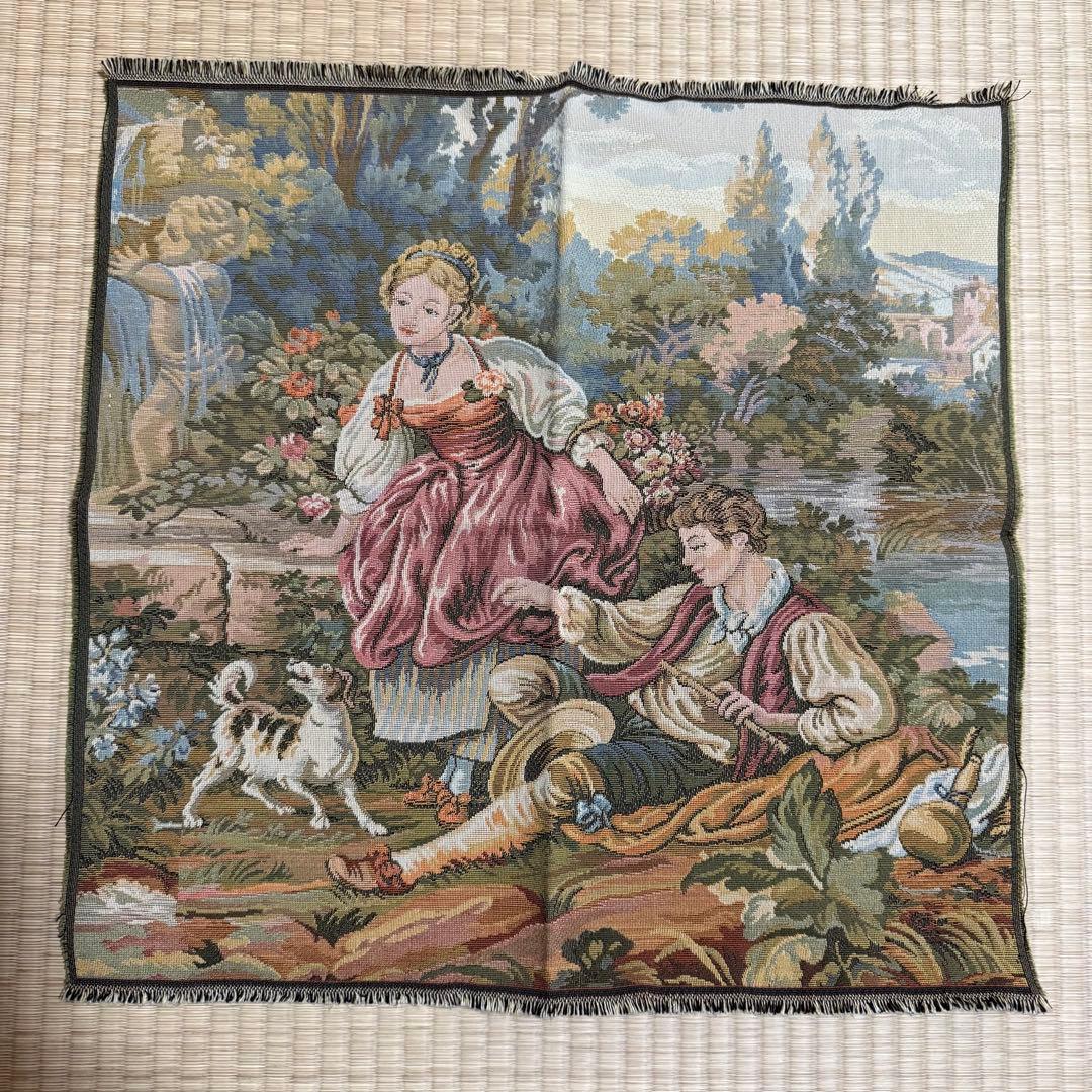 高級ゴブラン織り タペストリー アンティーク - メルカリ