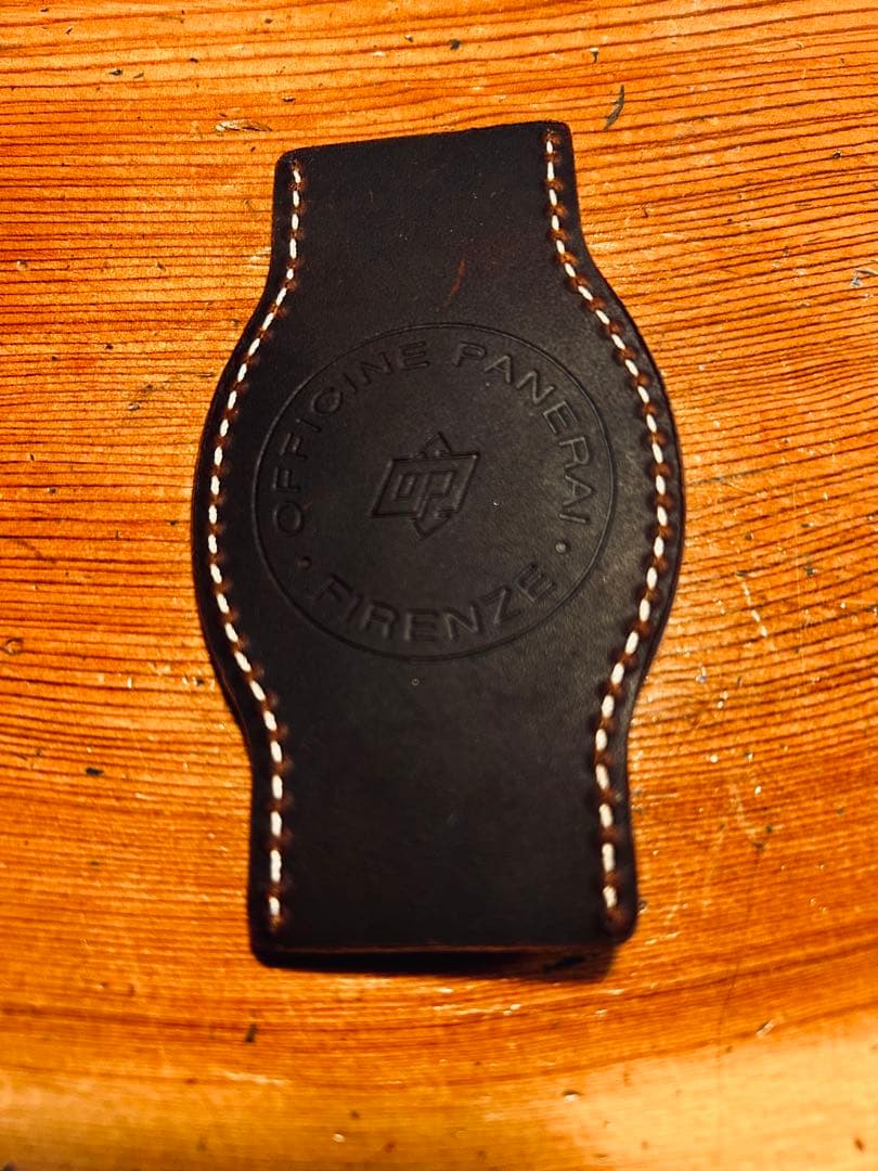 Panerai レザー ベルト ブラウン　47mm用