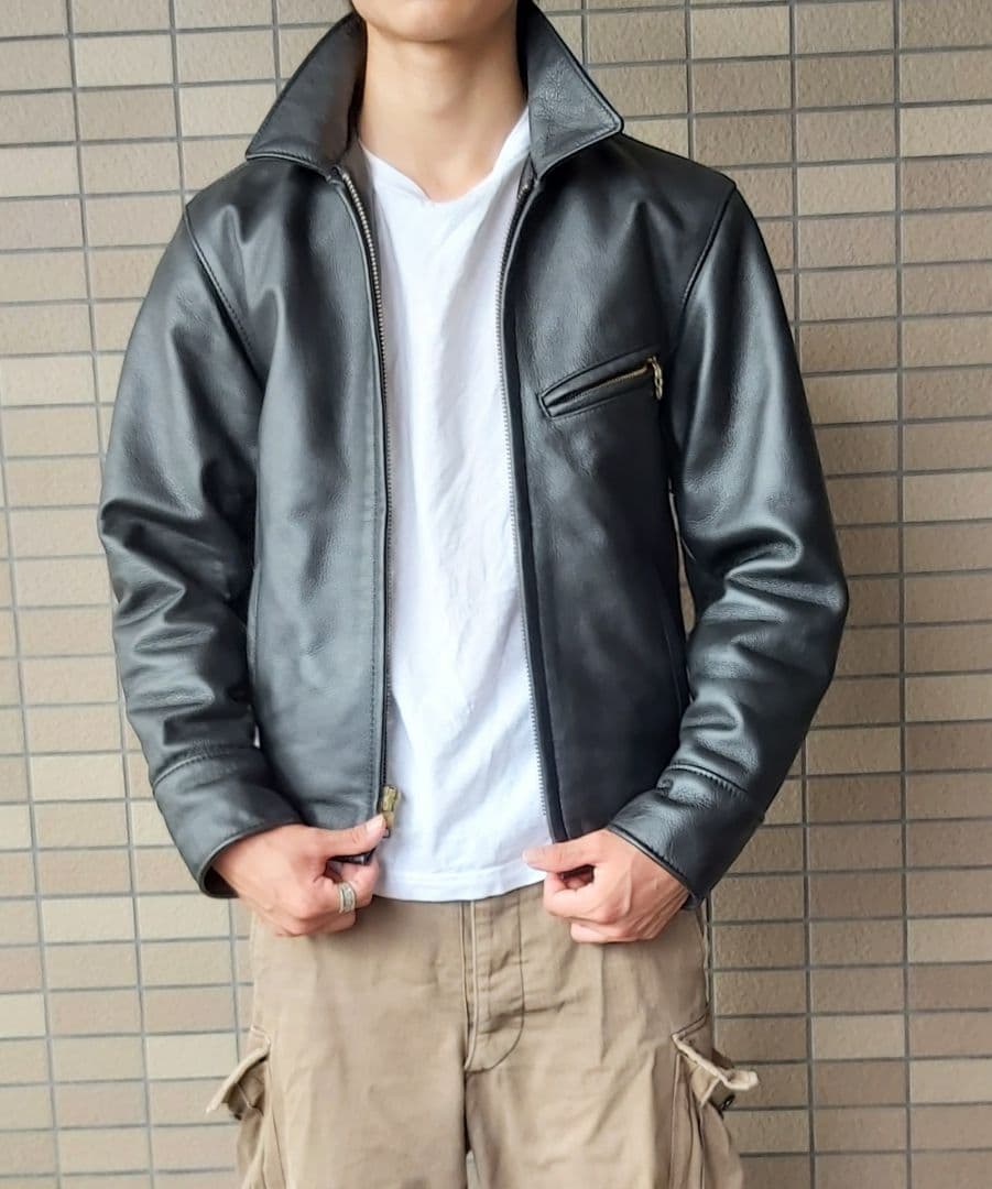 値下げしました。早い者勝ち】Schott 681 シングルライダース - メルカリ