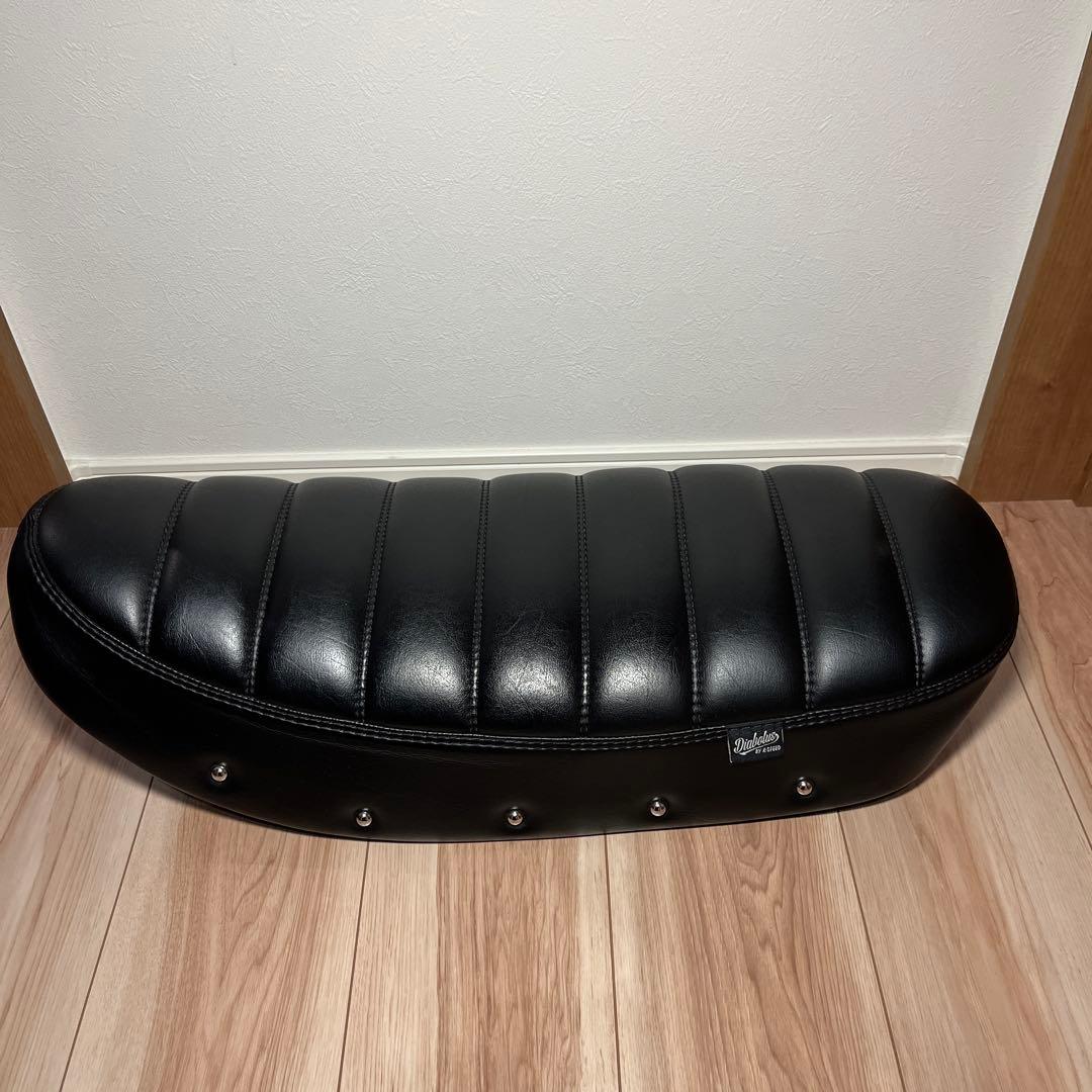 ダックス125 ディアブロ　シート K-SPEED Diablo 新型DAX 125 DX005 タックロールシート ブラック DX125