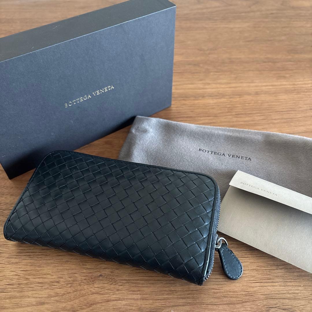 【美品】ボッテガヴェネタ　メンズ長財布
